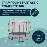 Tuintrampoline 300 cm met Veiligheidsnet - 30% Korting