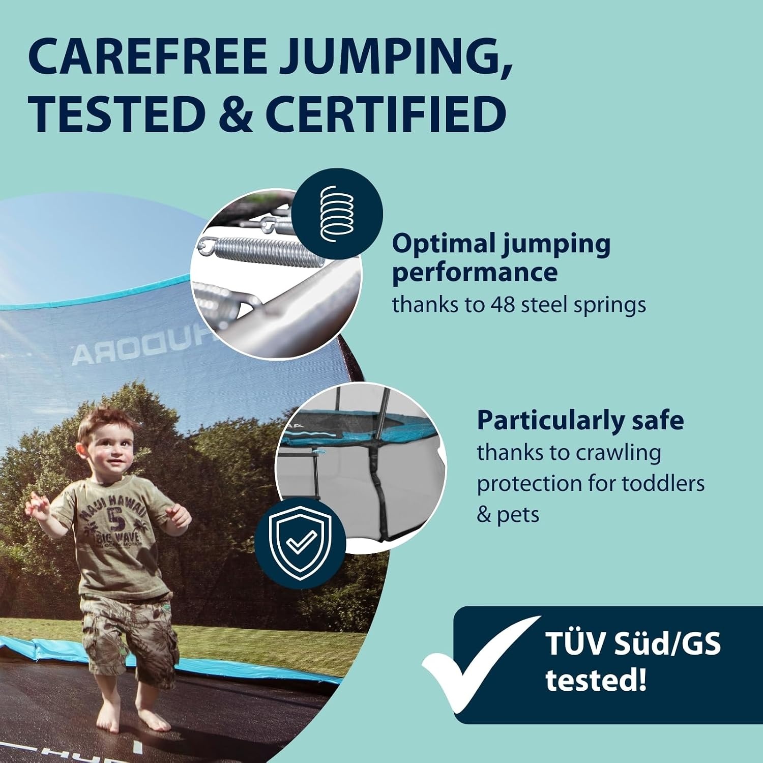 Tuintrampoline 300 cm met Veiligheidsnet - 30% Korting