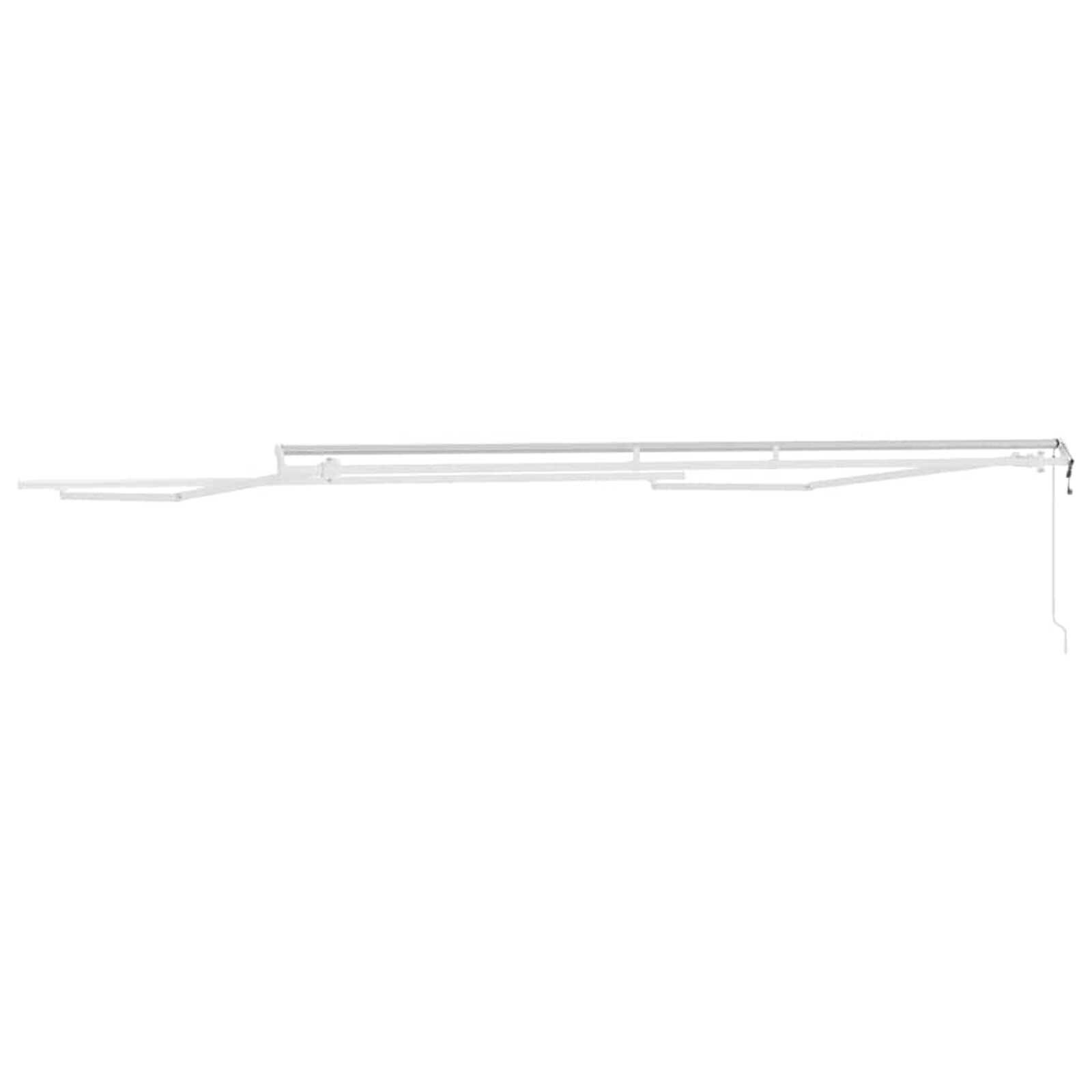 Markies Handmatig Wit 4x3.5m Metaal - 35% Korting