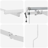 Markies Handmatig Wit 4x3.5m Metaal - 35% Korting