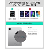 Hoes met Toetsenbord voor iPad Pro 13-inch (M4, 2024) - 58% Korting