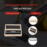 Precisie-waterpas 200mm Gietijzer met Houten Koffer - 34% Korting!
