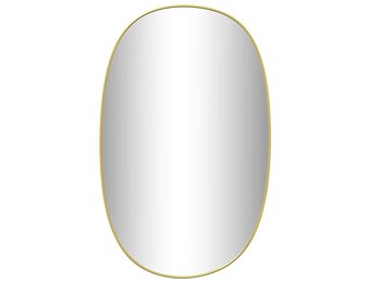 Goudkleurige Wandspiegel 80x50 cm - 51% Korting
