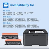 2x Zwarte Toner TN2510XL voor Brother Printers - 78% Korting!