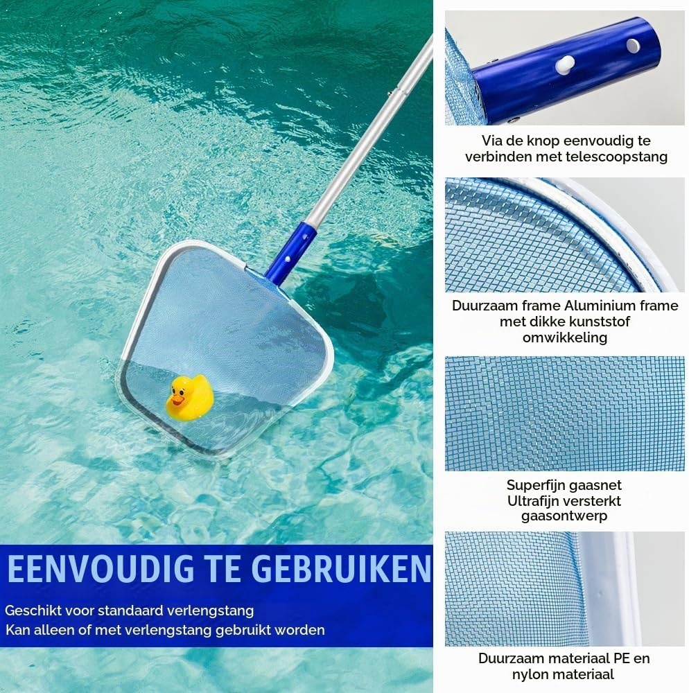 Zwembadschepnet met Fijnmazig Gaas - 30% Korting!