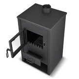 CV Houtkachel met Watermantel 15kW - Verwarmt tot 150m² - Antraciet - 35% Korting