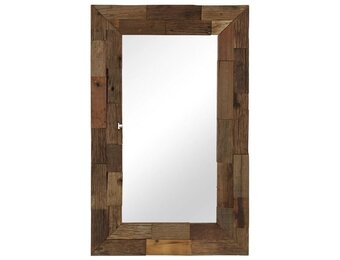 Spiegel 50x80 cm Massief Gerecycled Hout - Vintage Stijl