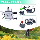Carburateur & Bobine Set voor Stihl FS Bosmaaiers - 32% Korting