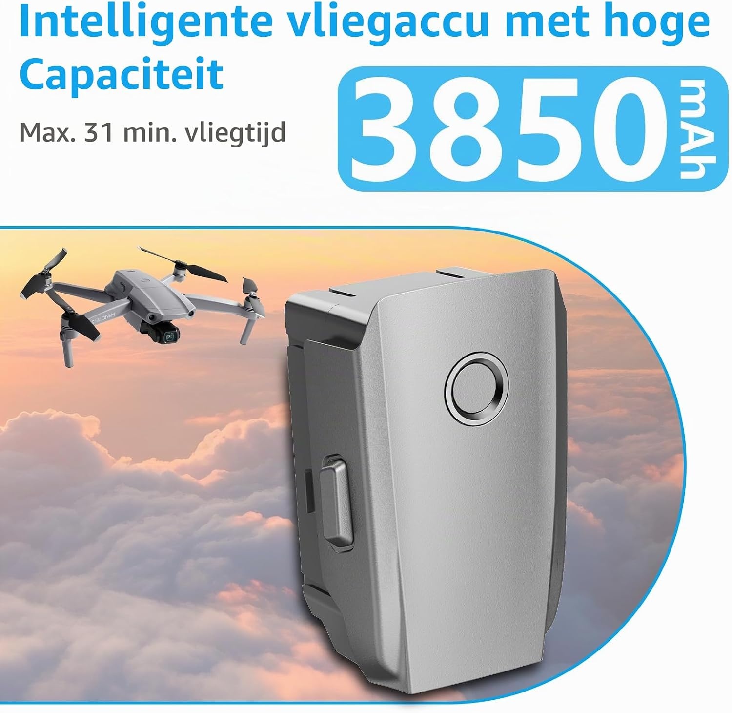 Intelligente Drone Accu Mavic 2 Pro/Zoom/Enterprise - 31 min vliegtijd, 34% korting!