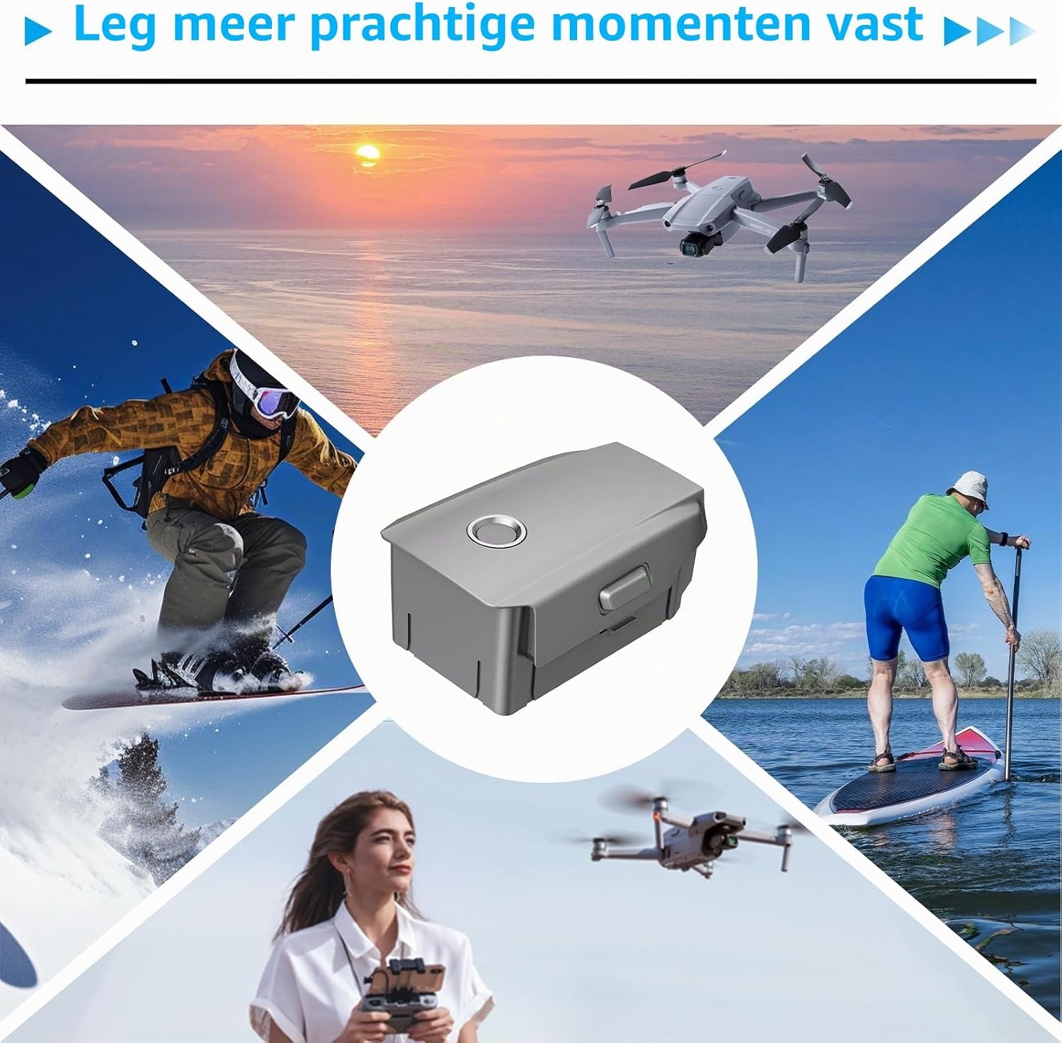 Intelligente Drone Accu Mavic 2 Pro/Zoom/Enterprise - 31 min vliegtijd, 34% korting!