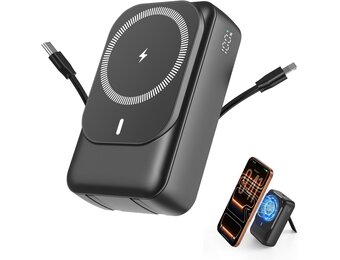 Magnetische Powerbank 26800mAh 22.5W PD Snel Laden - iPhone 12-18 (33% Korting)