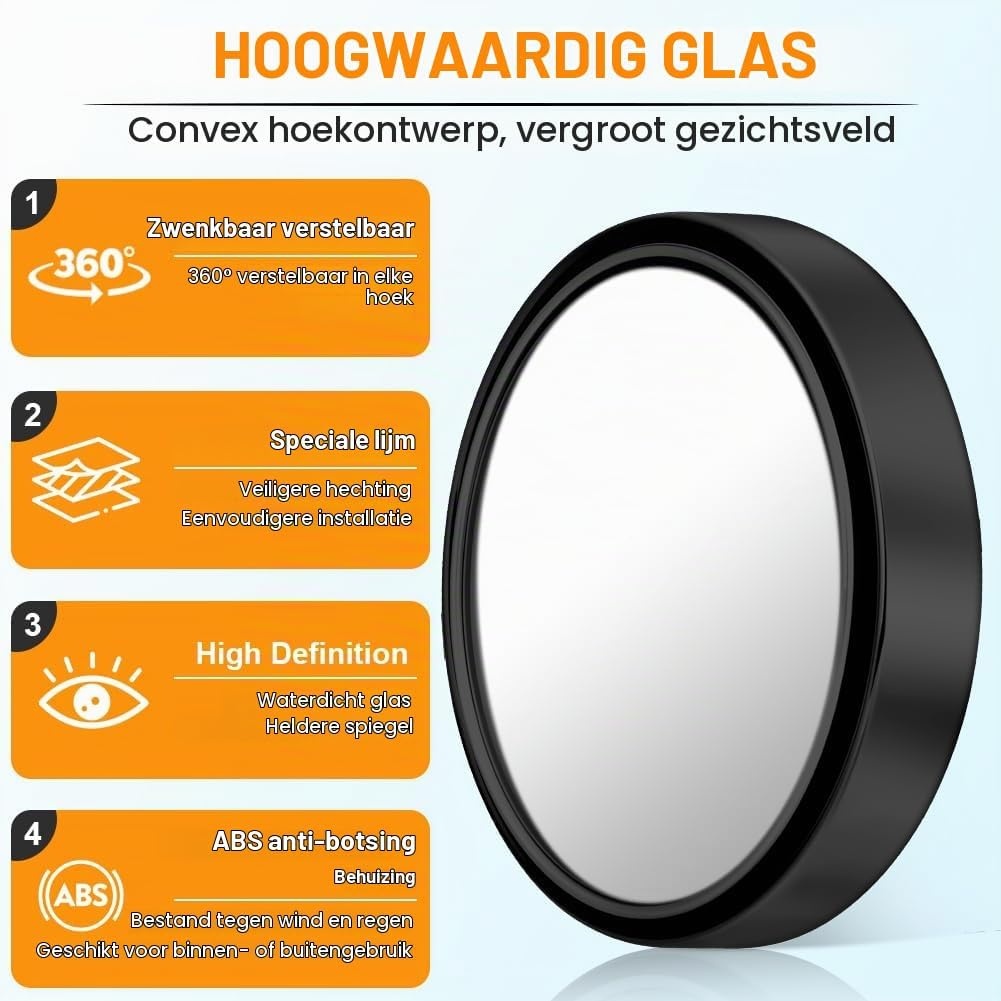 Dodehoekspiegels Auto (2 stuks) - 48% Korting