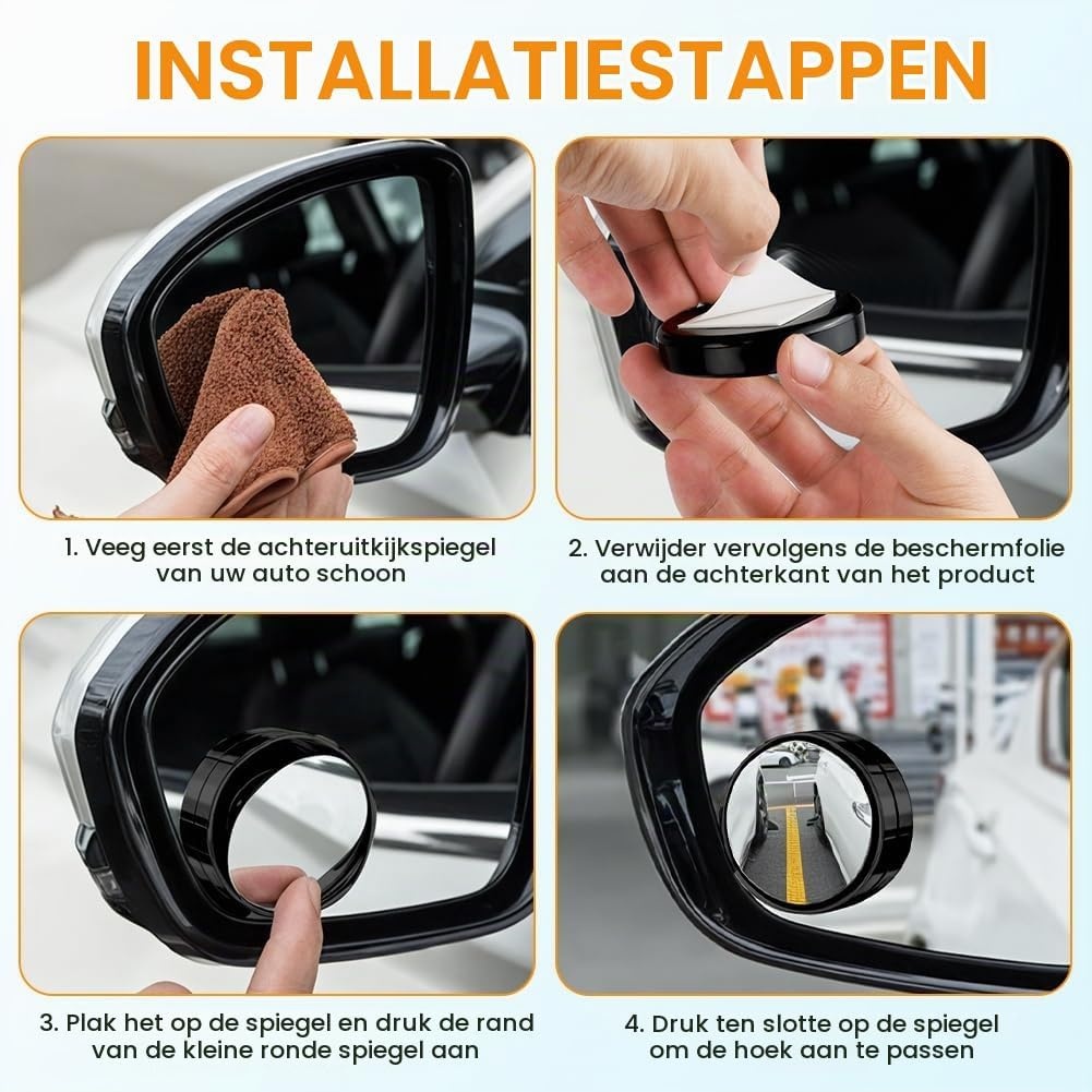Dodehoekspiegels Auto (2 stuks) - 48% Korting