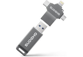 128GB USB-stick voor iPhone/iPad/Android/PC/Mac - MFi-gecertificeerd met 48% korting