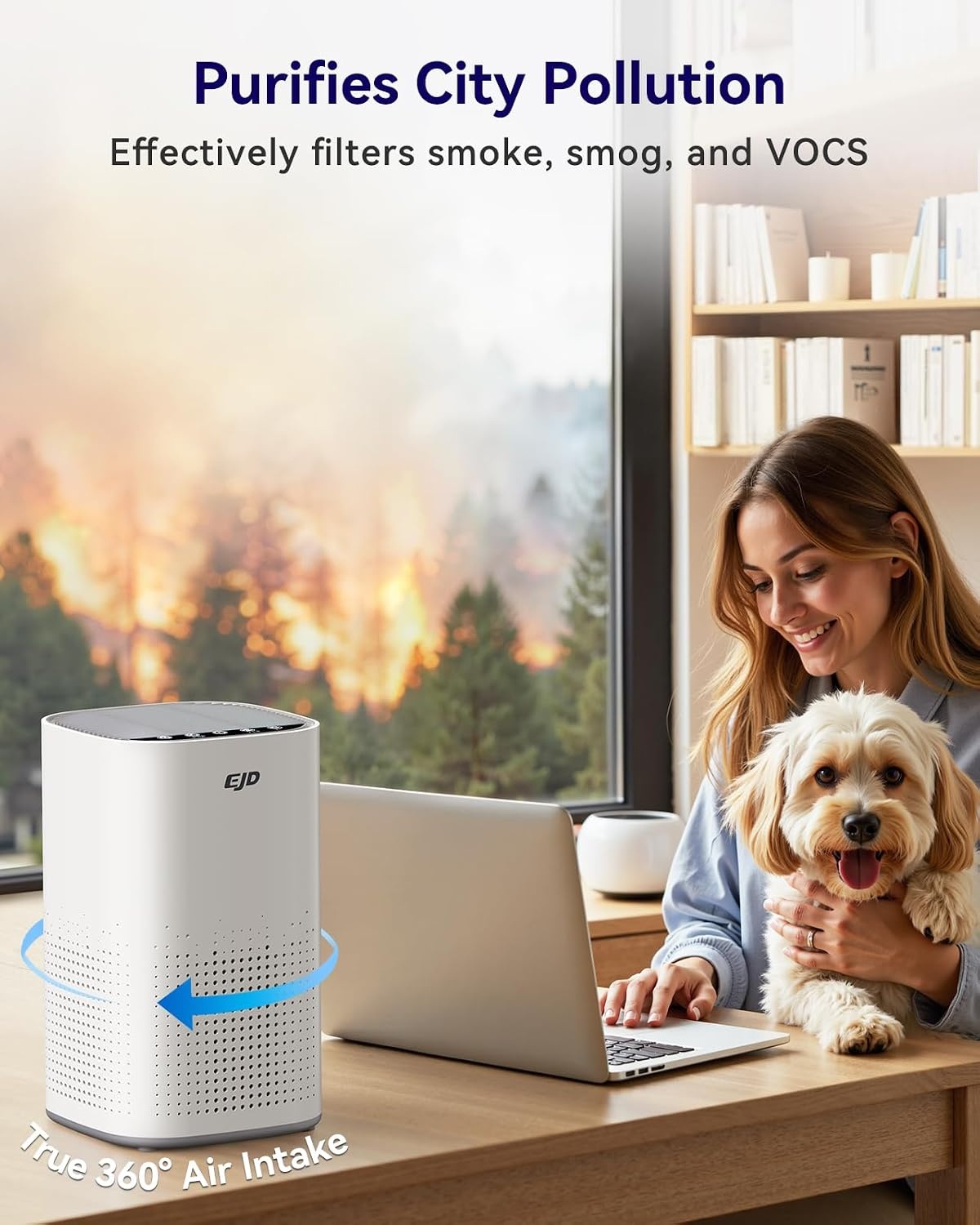 Luchtreiniger AP100 met HEPA filter - 33% korting!