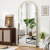 Gouden Boog Vloerspiegel 60x165 cm - 33% Korting