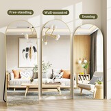 Gouden Boog Vloerspiegel 60x165 cm - 33% Korting