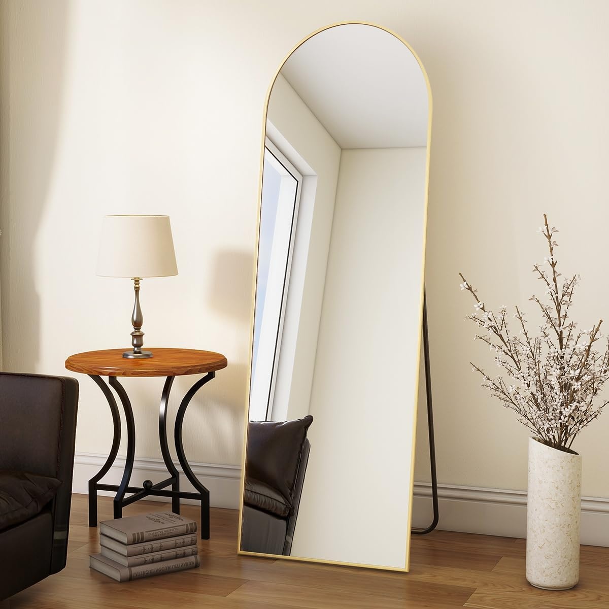 Gouden Boog Vloerspiegel 60x165 cm - 33% Korting