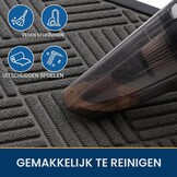 Antislip Buitendeurmat Donkergrijs 43x76cm - 30% Korting