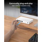 BrosTrend 5-poorts 2,5 GB-Switch voor Gameconsole, PC, NAS, enz Plug & Play
