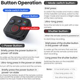 Bluetooth Afstandsbediening voor Insta360/GoPro - 50m Bereik - 32% Korting