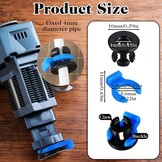 20x Bowdenbuiskoppeling Set: 10x Zwart & 10x Blauw voor 4mm PTFE Slang | 48% Korting