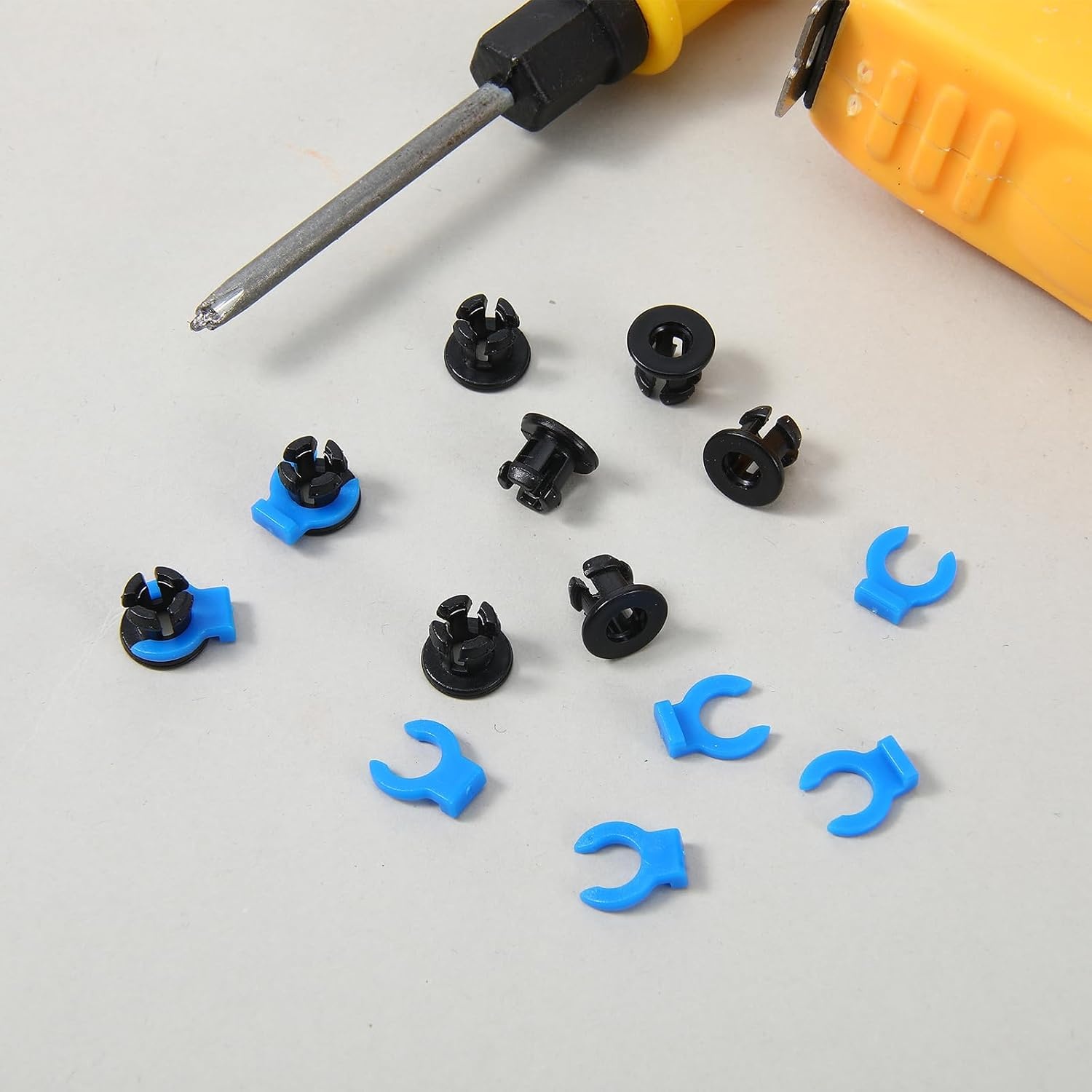 20x Bowdenbuiskoppeling Set: 10x Zwart & 10x Blauw voor 4mm PTFE Slang | 48% Korting