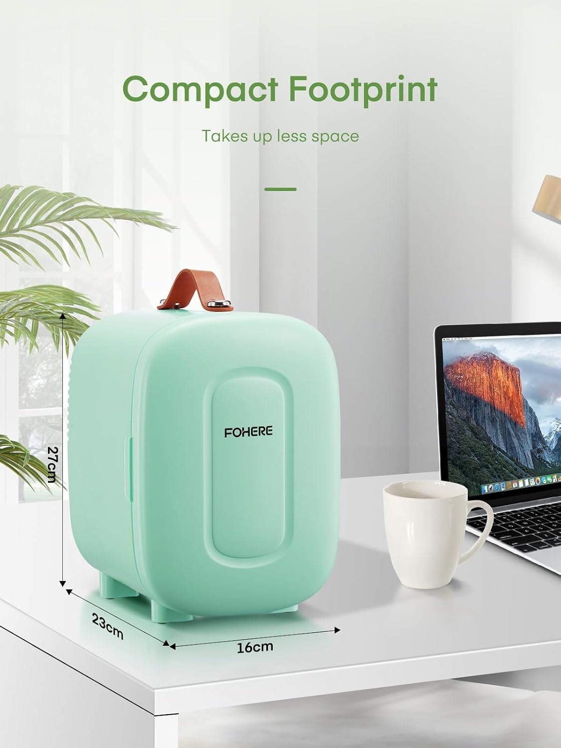 Groene Minikoelkast 5L voor Moedermelk & Cosmetica - 33% Korting