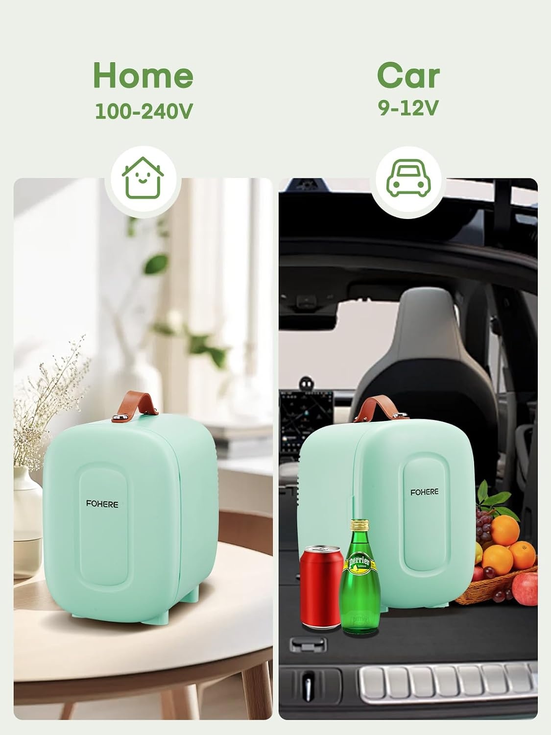 Groene Minikoelkast 5L voor Moedermelk & Cosmetica - 33% Korting