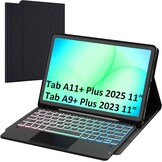Toetsenbordhoes met Touchpad & 7-Kleurige Verlichting voor Galaxy Tab A9+ (34% korting)