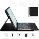 Toetsenbordhoes met Touchpad & 7-Kleurige Verlichting voor Galaxy Tab A9+ (34% korting)