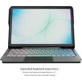 Toetsenbordhoes met Touchpad & 7-Kleurige Verlichting voor Galaxy Tab A9+ (34% korting)