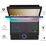 Toetsenbordhoes met Touchpad & 7-Kleurige Verlichting voor Galaxy Tab A9+ (34% korting)