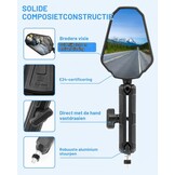 Motorzijspiegel Set Universeel Inklapbaar E-Gekeurd 33% Korting