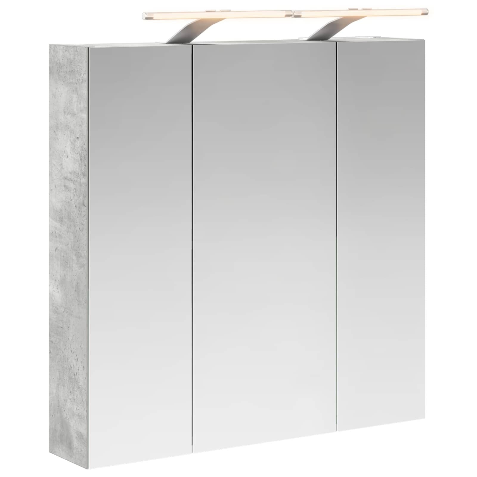 Badkamer spiegelkast Beton Grijs 70 x 14,5 x 70 cm met 54% korting