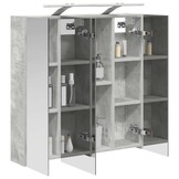 Badkamer spiegelkast Beton Grijs 70 x 14,5 x 70 cm met 54% korting