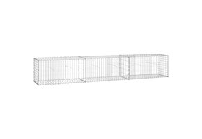 Schanskorfmuur 300x50x50 cm Gegalvaniseerd Staal - 41% Korting