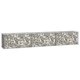 Schanskorfmuur met Deksel 300x50x50 cm Gegalvaniseerd Staal - 34% Korting