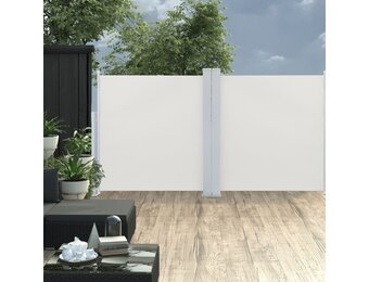 Uittrekbaar Crèmekleurig Windscherm 180x600 cm - 34% Korting