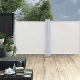 Uittrekbaar Crèmekleurig Windscherm 180x600 cm - 34% Korting
