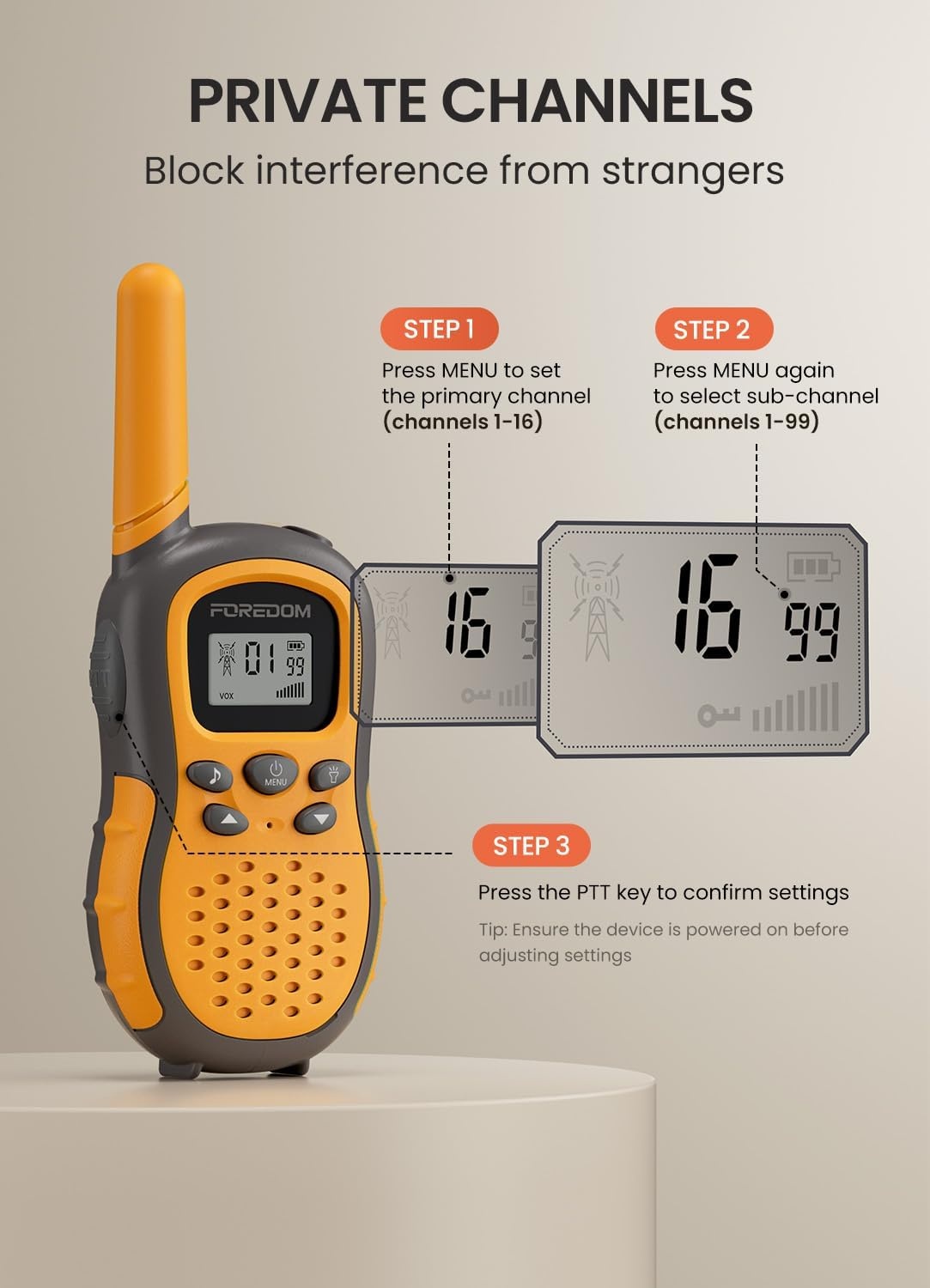 Oplaadbare Walkietalkies Kinderen (Set van 3) - 32% Korting!