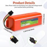 Oplaadbare Batterij 14,4V 6800mAh voor Roborock S5 S6 S7 - 32% Korting