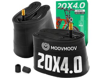Binnenbanden 20x4 inch voor Fat Bike & E-bike - Set van 2 (31% korting)