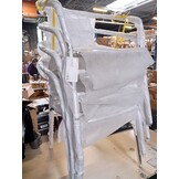 Aluminium Stoelen Zilver Set van 4 | Stapelbaar, Weerbestendig & Lichtgewicht