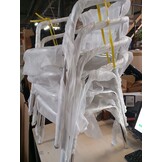 Aluminium Stoelen Zilver Set van 4 | Stapelbaar, Weerbestendig & Lichtgewicht