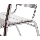 Aluminium Stoelen Zilver Set van 4 | Stapelbaar, Weerbestendig & Lichtgewicht