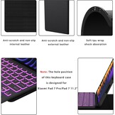 Toetsenbordhoes voor Xiaomi Pad 7/Pro 11.2" met 7-kleuren verlichting & Touchpad (33% Korting)