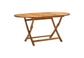 Inklapbare Tuinstafel Acaciahout 160x85cm - 59% Korting