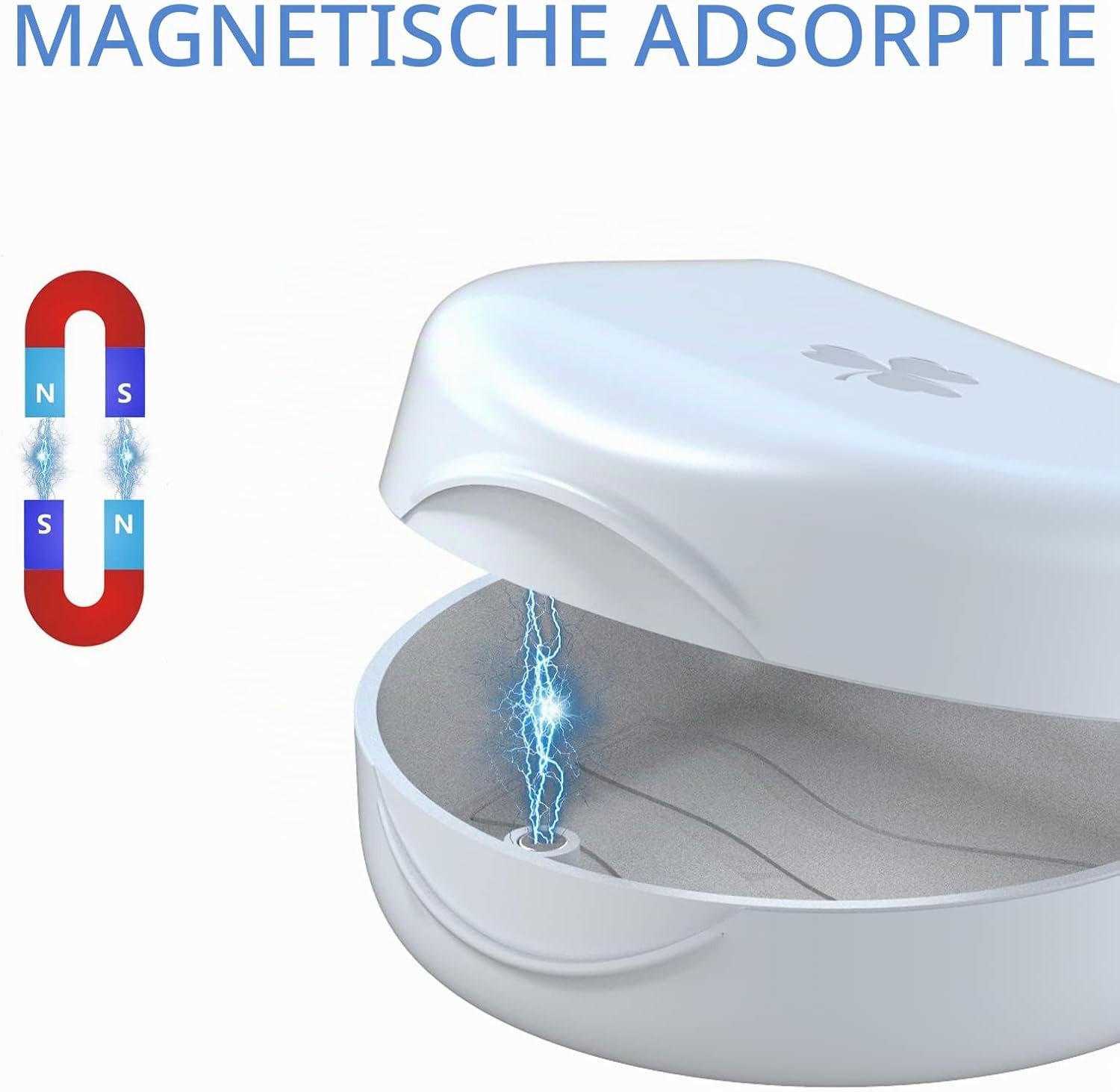 Vergrendelbare Beugeldoos voor Gebitsbeschermer - Wit - 39% Korting