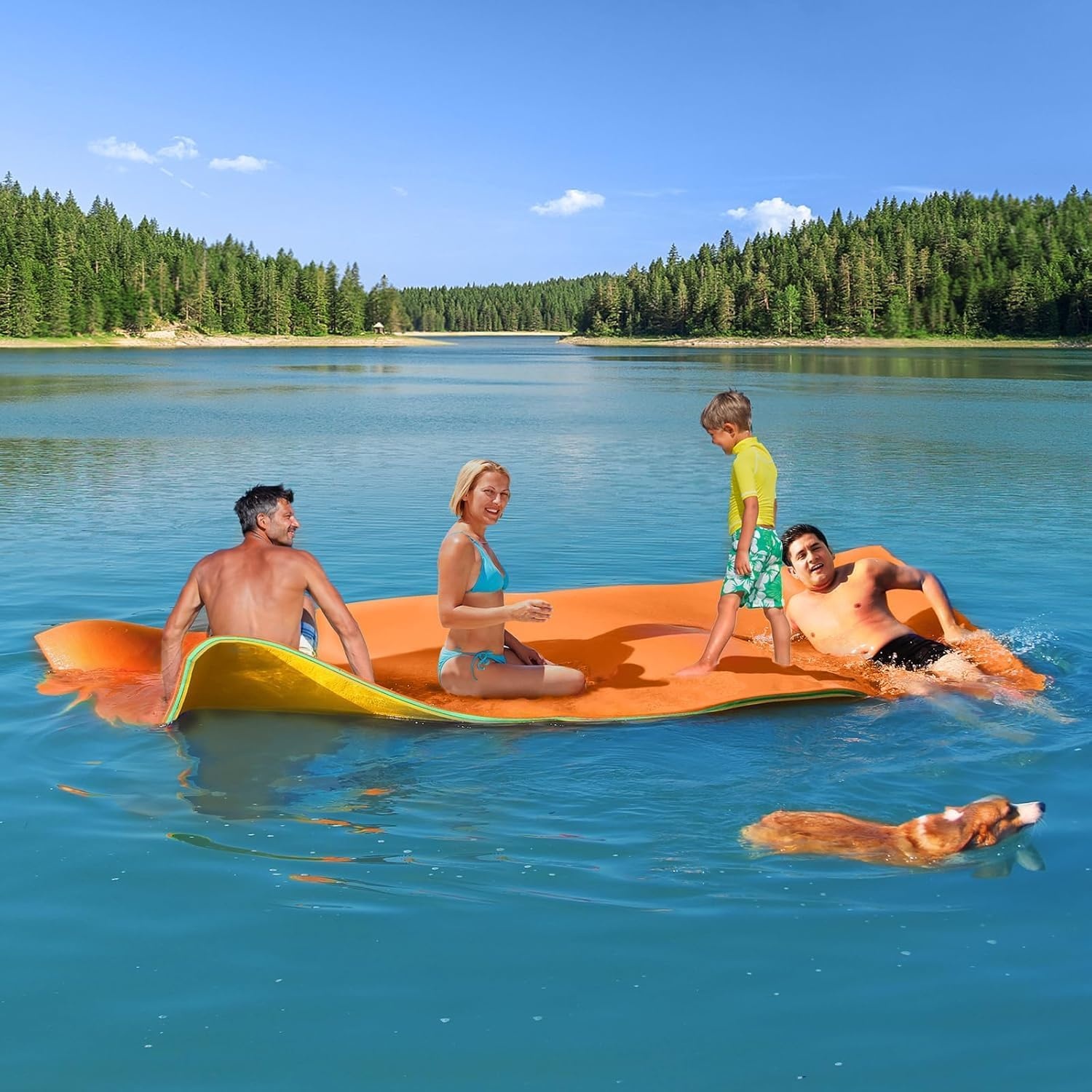 Drijvende Watermat 365x150 cm - Tot 5 Volwassenen - 34% Korting
